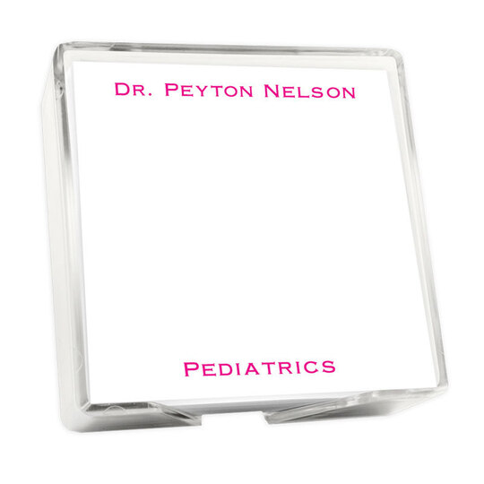 Bellmore Memo Square with Holder